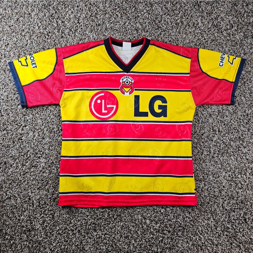 vintage 2003-2004 Atletica Monarcas Morelia home jersey Kids Sz L